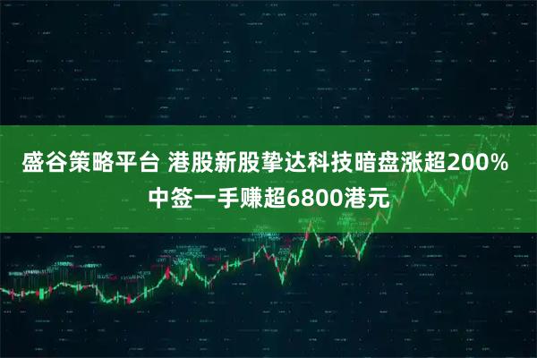 盛谷策略平台 港股新股挚达科技暗盘涨超200% 中签一手赚超6800港元