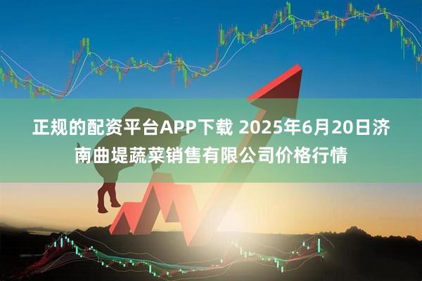 正规的配资平台APP下载 2025年6月20日济南曲堤蔬菜销售有限公司价格行情